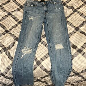 RACHEL Rachel Roy Blue Boyfriend Jeans Distressed Style
